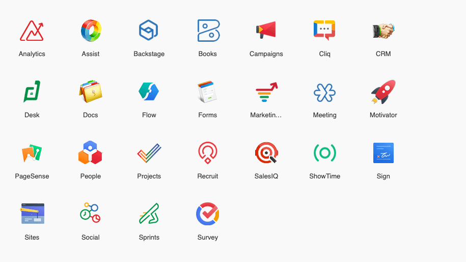 Une seule application pour toutes les applications: Zoho one