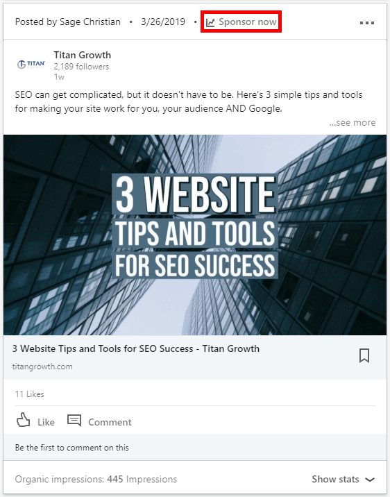 linkedin lead generation 7 Blog LinkedIn Ads 3