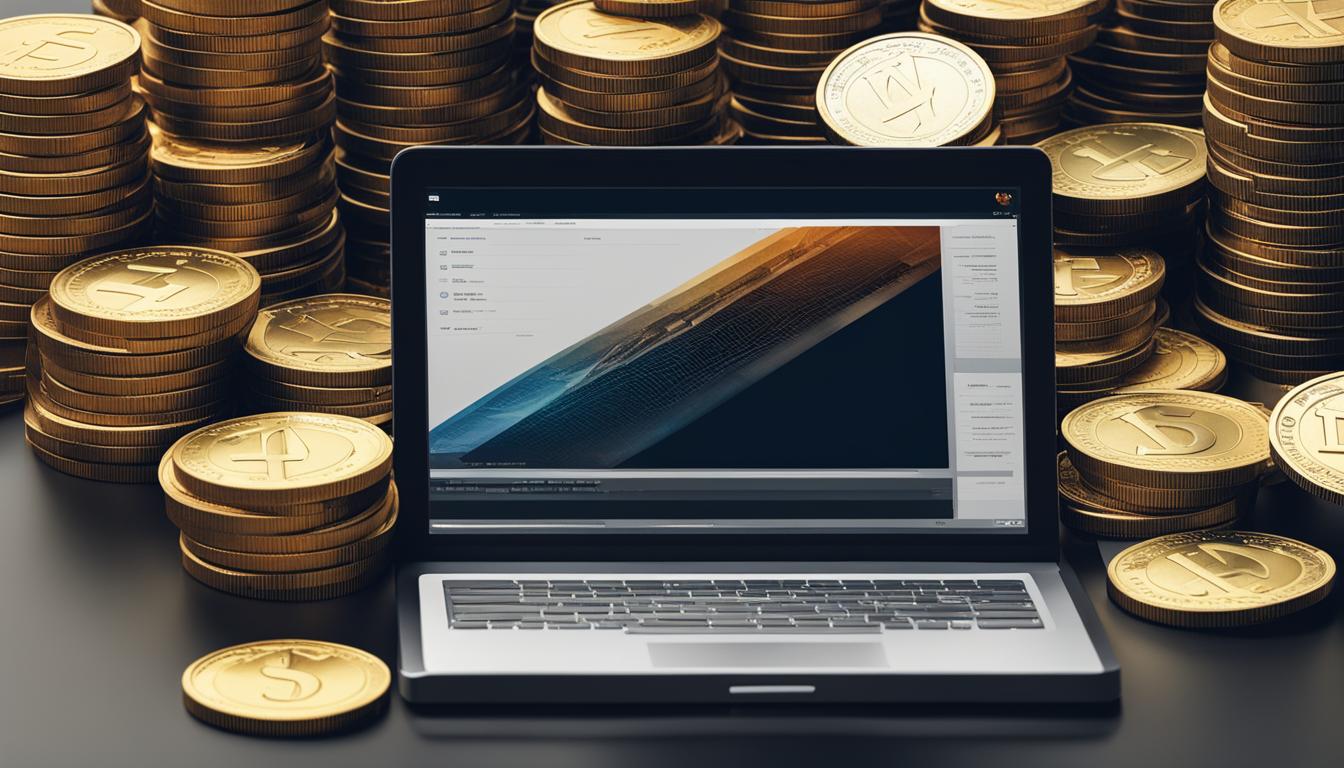  Image d'un serveur web surmonté d'un signe de dollar, entouré de diverses icônes représentant différentes options d'hébergement. Montrez les options de coût allant du plus bas au plus élevé. Utilisez un dégradé de couleurs pour montrer les niveaux de coût de chaque option d'hébergement, les options les moins chères étant en vert et les plus chères en rouge. Rendez l'image visuellement attrayante avec des lignes épurées et un design simple.