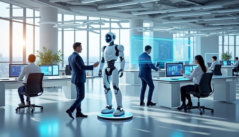 découvrez comment l'automatisation par l'ia transforme la productivité en 2026, en optimisant les processus et en révolutionnant les méthodes de travail.